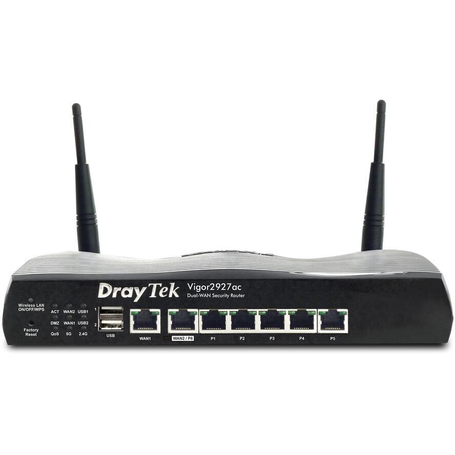 Безжичен рутер DrayTek Vigor 2927ac — V2927AC-DE-AT-CH