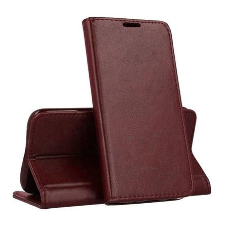 Gigapack Samsung Galaxy S24 Plus bőr hatású fliptok bordó (GP-151420) (GP-151420)