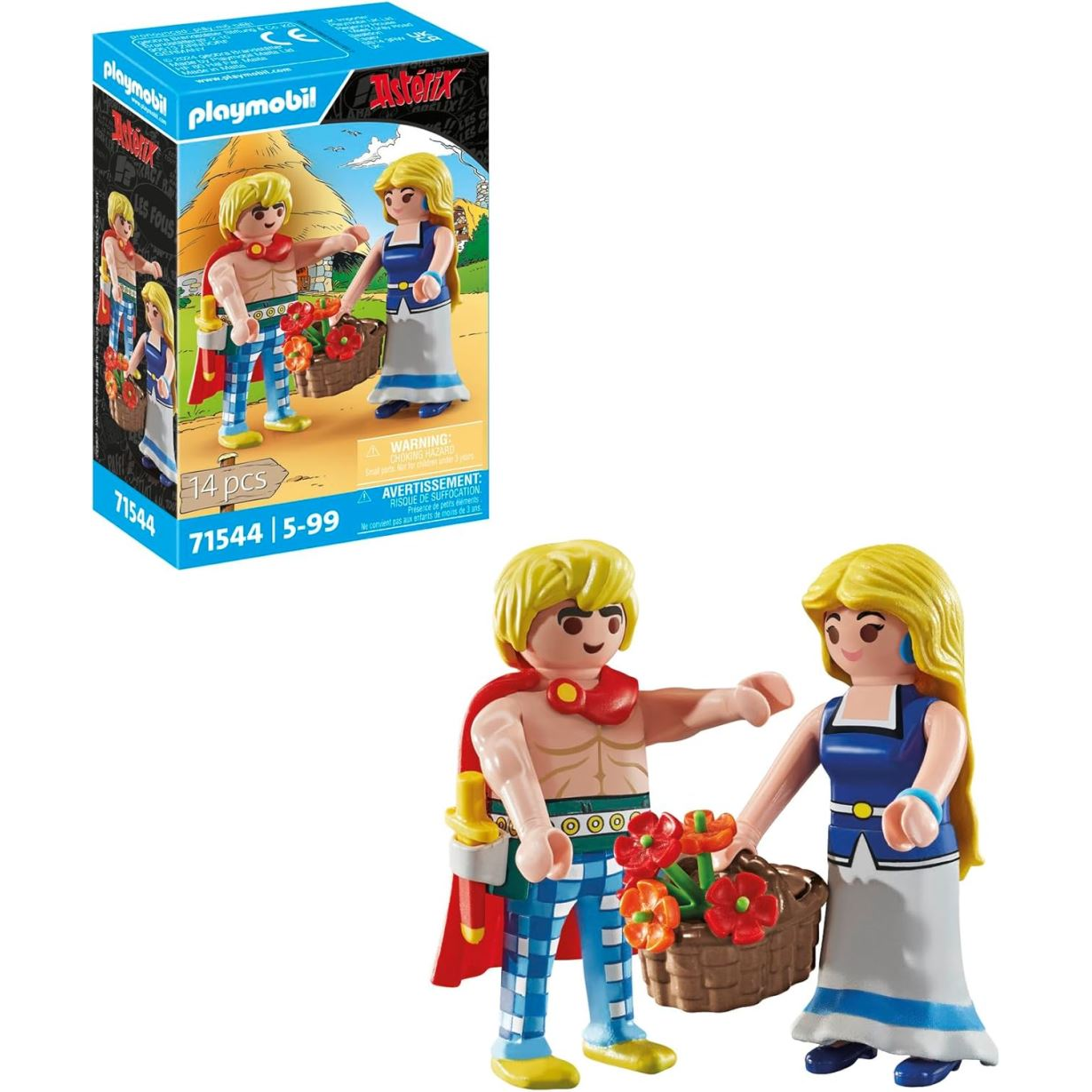 Playmobil Asterix Tragicomix és Falbala (71544) (play71544)