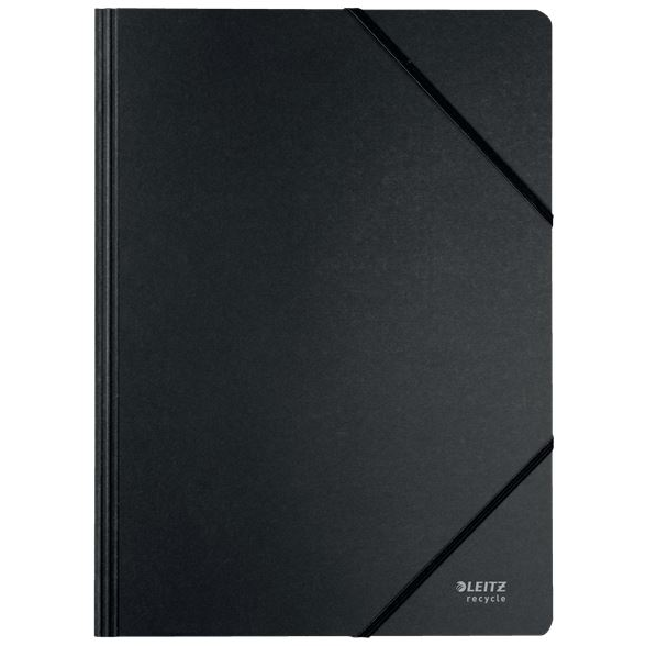 Leitz Recycle karton gumis, karbonsemleges mappa fekete (39080095) (Leitz39080095)