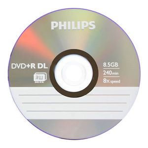 Philips 8710895992114 κενό DVD 8,5 GB DVD+R DL 5 τεμάχια