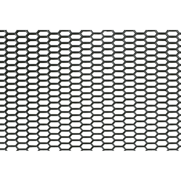 Lampa Hűtőrács, Fekete Polimer, 120x40cm, 8x18mm-es Hatszögekből (0104607)