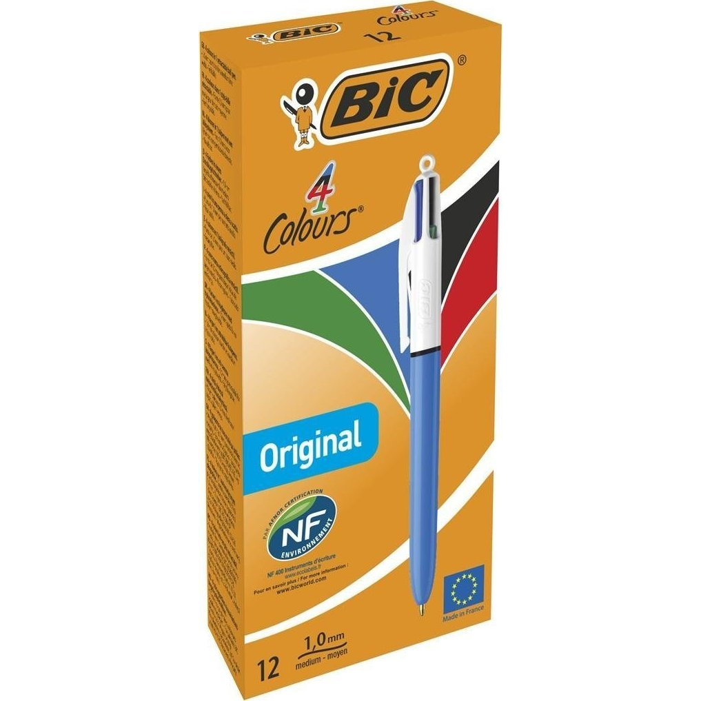 GOLYÓSTOLL, 0,32 MM, NYOMÓGOMBOS, NÉGYSZÍNŰ (492130)