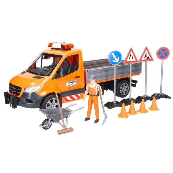 MB Sprinter Kommunal mit Light & Sound Modul (orange, Inkl. Fahrer und Zubehör)