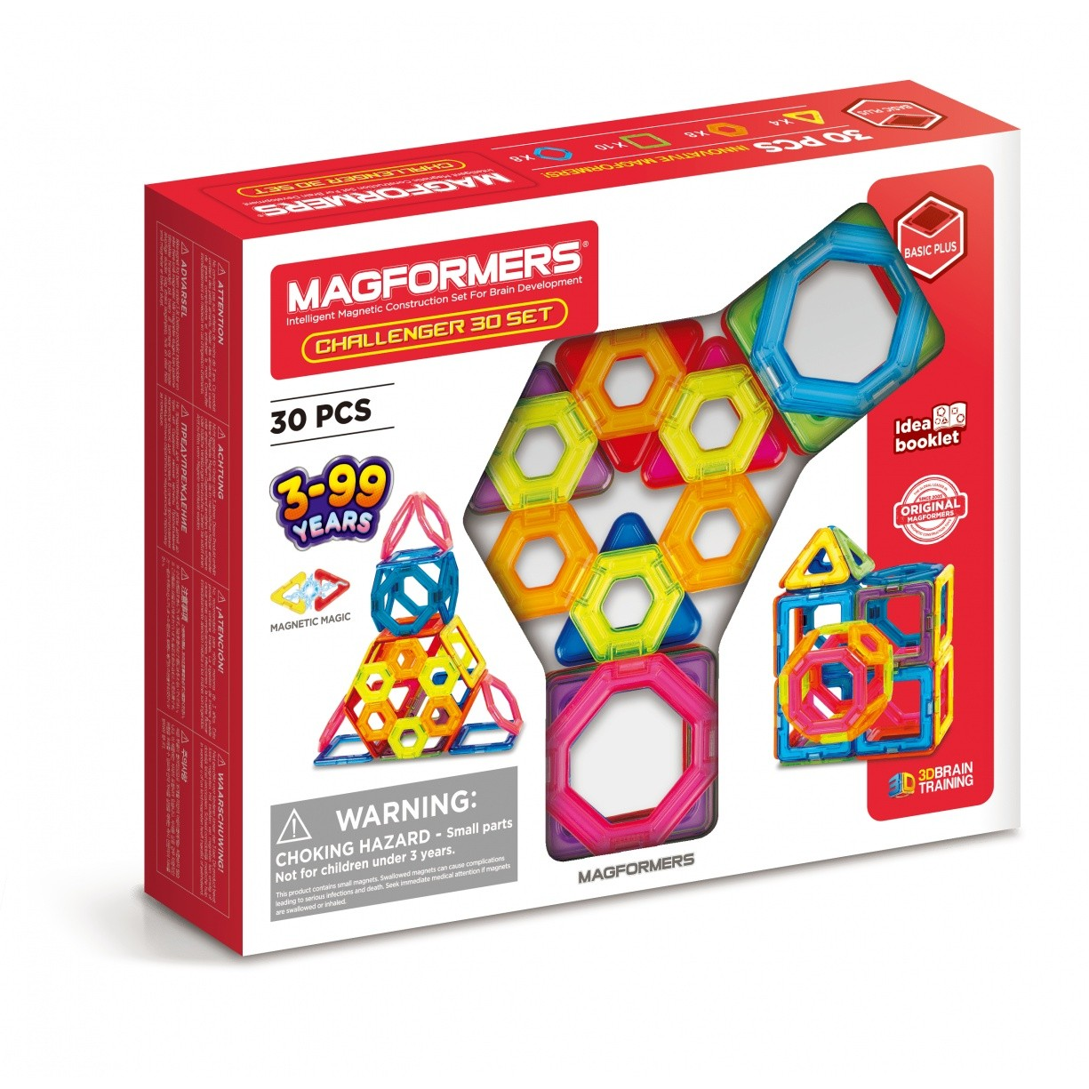 Magformers Challenger 30 darabos Mágneses Építőjáték (005-715020)