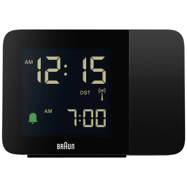 Braun BC15B-DCF rádiójel vezérlésű ébresztőóra fekete