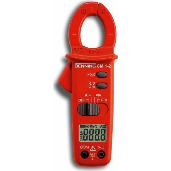 AC váltóáramú lakatfogó multiméter 400A/AC Benning CM 1-2 (BG044062)
