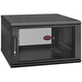 APC NetShelter WX 6U Single Hinged Wall-mount Enclosure 600mm Deep Поставка монтирана в стена Черен