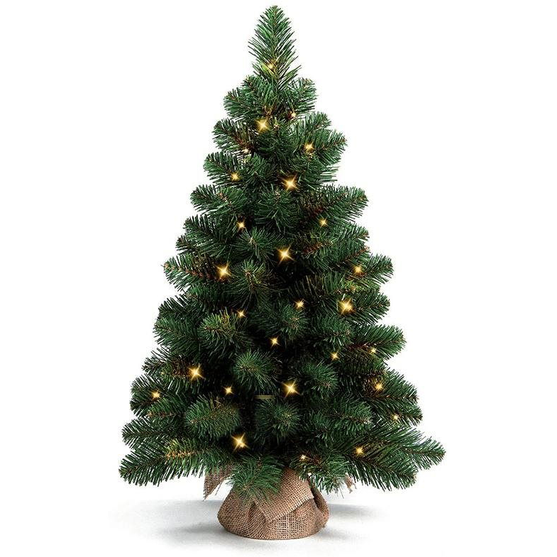 LAALU karácsonyfa cserépben LED világítással - Narnia, 45 cm (LAU-1288)