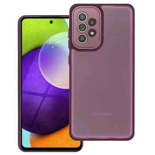 Gigapack Samsung Galaxy A52s 5G (SM-A528) szilikon tok akril hátlappal lila (GP-153405)