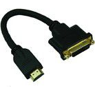 Adapter AV MicroConnect HDMI - DVI-D czarny (DVIHDMI15CM)