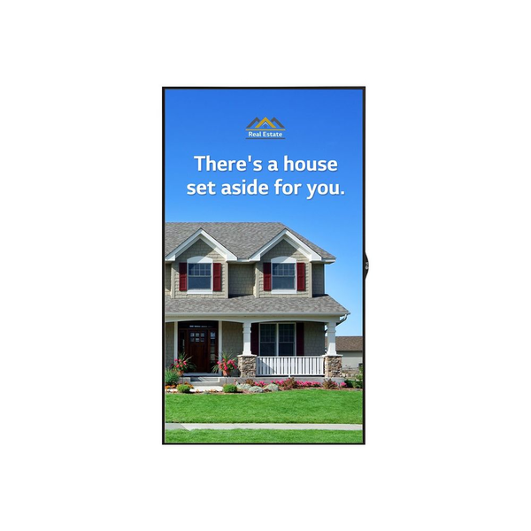 LG 55XS4J-B sdělovací displej Plochá digitální tabule 139,7 cm (55") IPS Wi-Fi 4000 cd/m² Full HD Černá Web OS 24/7