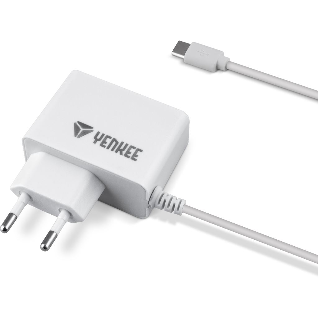 Yenkee YAC 2027WH hálózati USB-C töltő fehér (YAC 2027WH)