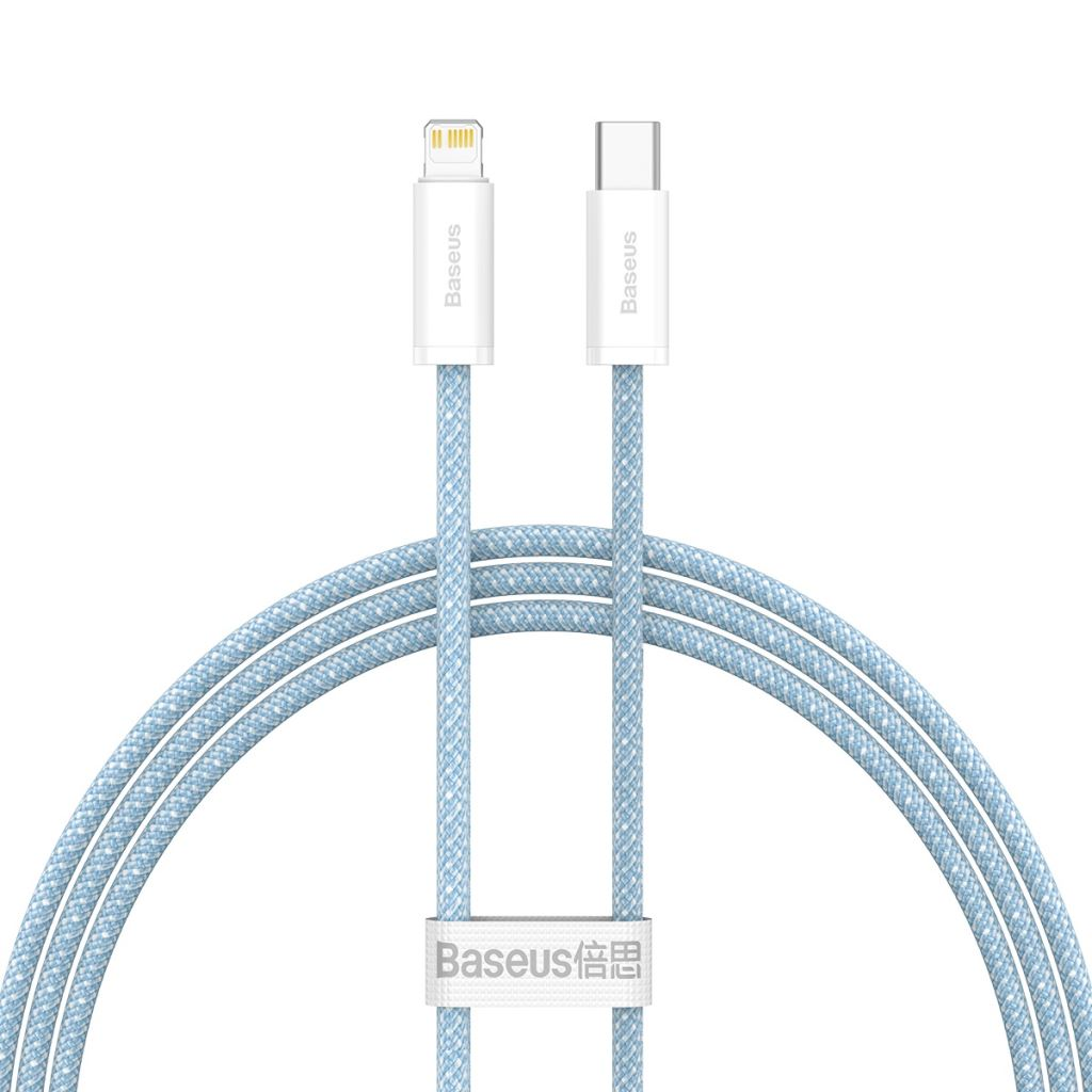 Baseus Dynamic USB-C-Lightning kábel, 20W, 1m, kék (CALD000003) (CALD000003)