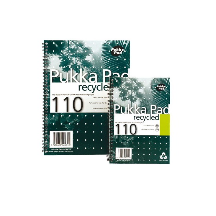 Pukka Pad Pad Recycled 55 lapos A4 vonalas spirálfüzet (A15572081)