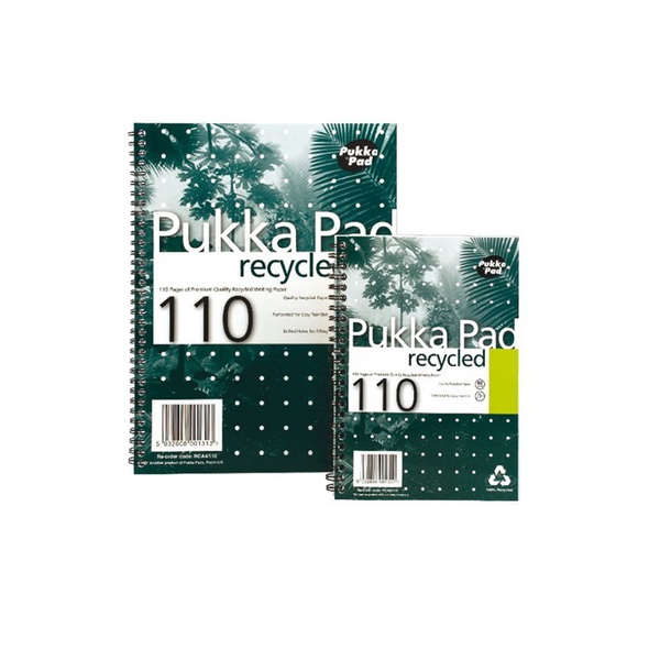 Pukka Pad Pad Recycled 55 lapos A4 vonalas spirálfüzet