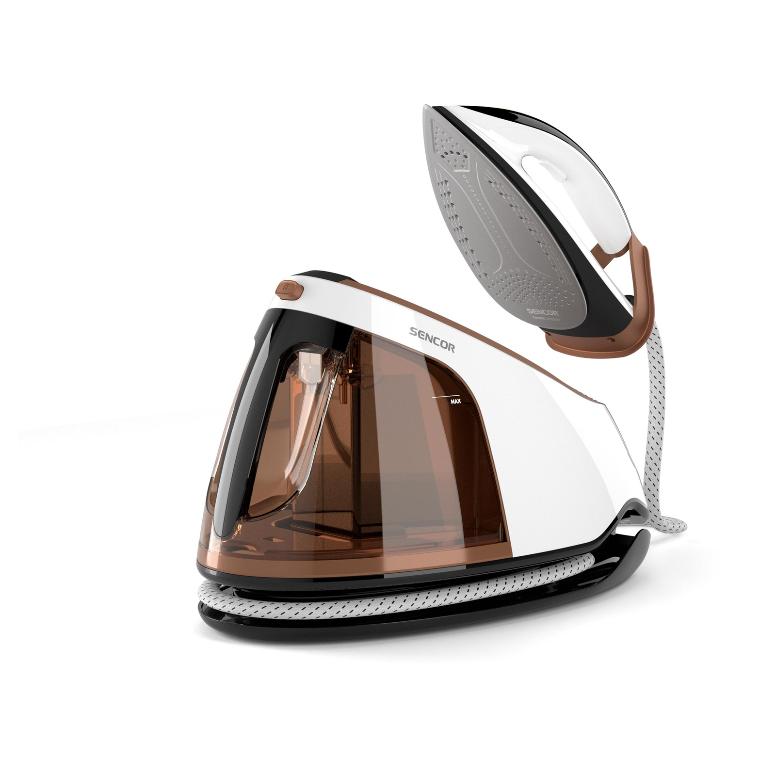 Sencor SSI 0951BZ Gőzállomás 1.5L 8.0 bar - Fehér/Barna (SSI 0950BZ)