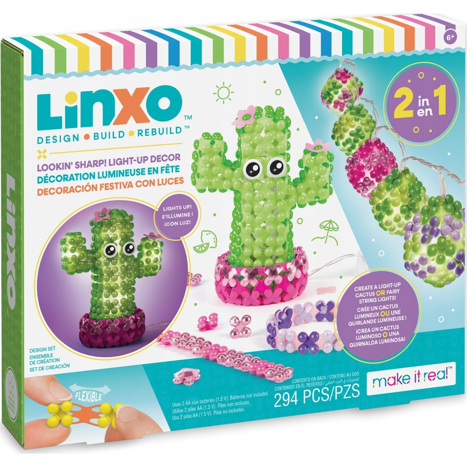 Make It Real Linxo Világító Kaktusz (6120M)