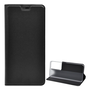 Tok álló, bőr hatású (FLIP, oldalra nyíló, asztali tartó funkció) FEKETE [Samsung Galaxy S21 Ultra (SM-G998) 5G]