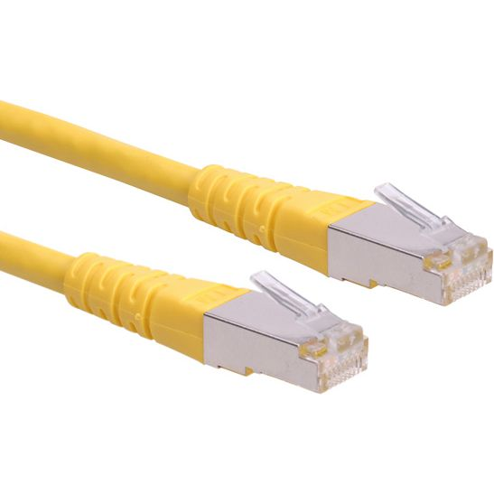 ROLINE Síťový patchcord kabel RJ45 kat.6 S/FTP žlutý, 1,5 m