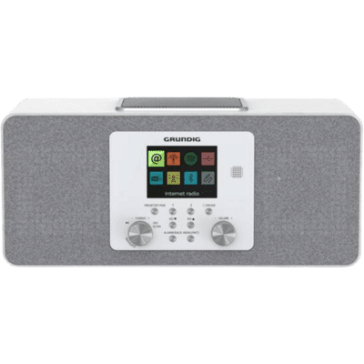 Grundig DTR 6100 2.1 DAB Bærbar Analog & digital Hvid