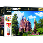 Puzzle cu castel, Trefl, 1000 piese + lipici, Multicolor