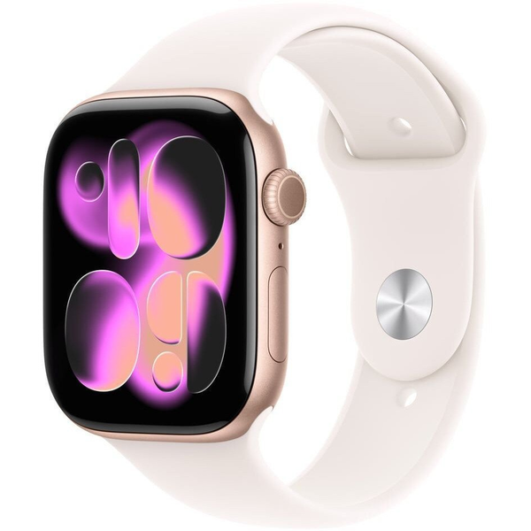 Apple Watch Series 11 okosóra 46 mm rose gold alumínium pale pink sport szíj