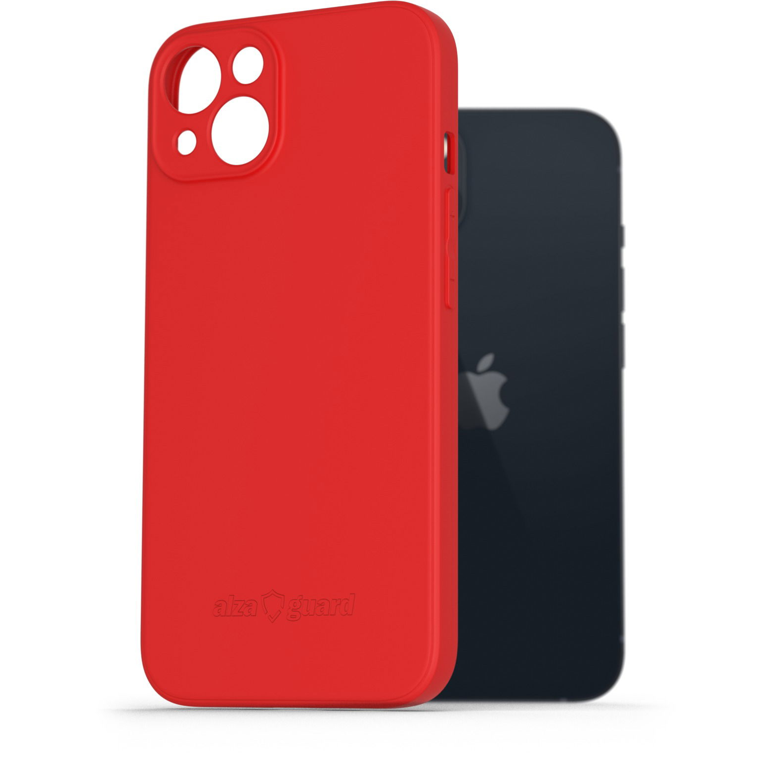 AlzaGuard Matte iPhone 13 piros TPU tok (AGD-PCT160R)