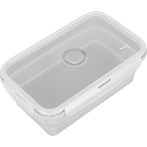 NILS NC4105 POJEMNIK LUNCHBOX SKŁADANY SZARY 1200 ML