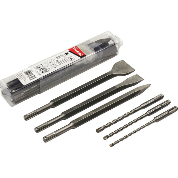 Makita D-58920 SDS+ Fúró- és vésőkészlet (6db / csomag)