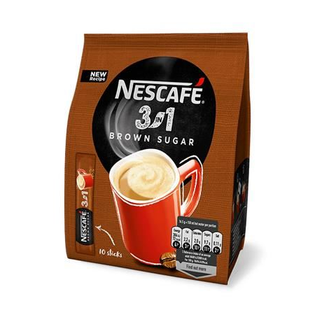 Nescafé "3in1" instant kávé stick barna cukorral 10x16,5g (11337160) (11337160)