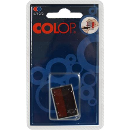 Colop E/10/2 Bélyegző cserepárna - Piros-kék (2 db) (107132)