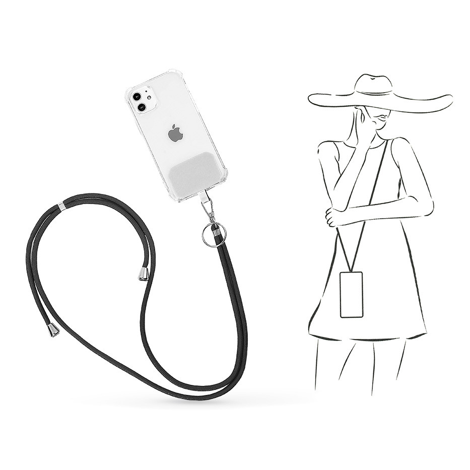 Setty univerzális telefontartó nyakpánt - Setty ST1-1 - fekete (SE094728)