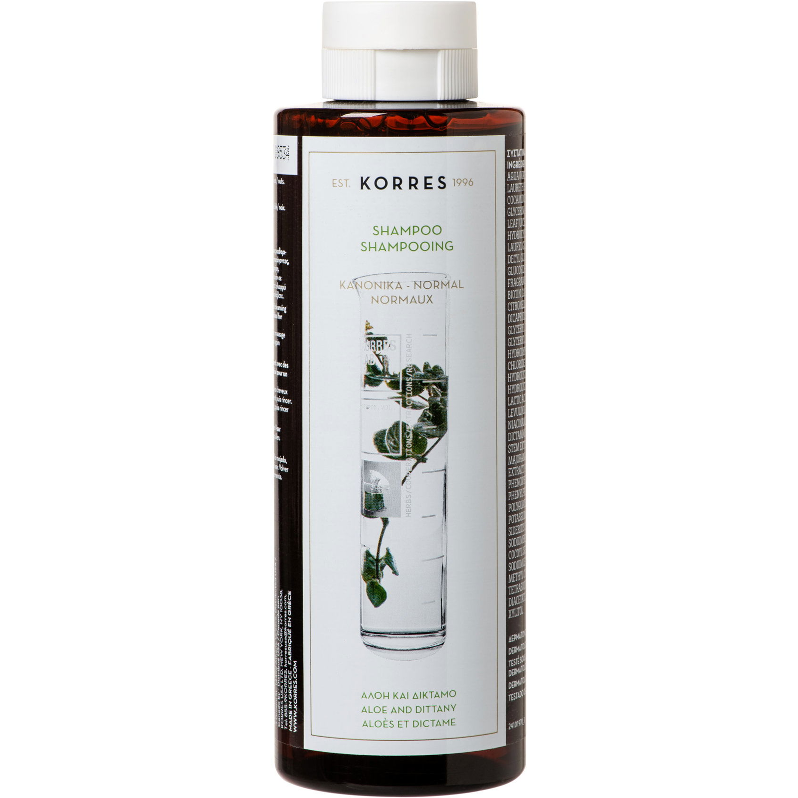 KORRES Aloe + Dittany Shampoo For Normal Hair 250 ml (5203069040689)