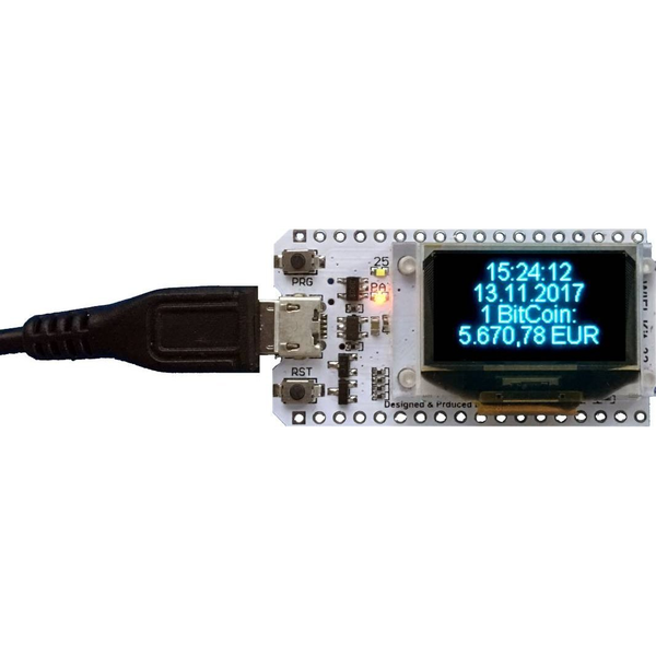 ALLNET 4duino IoT WLAN Display - ESP32 Modul mit 4 Zeilen Display