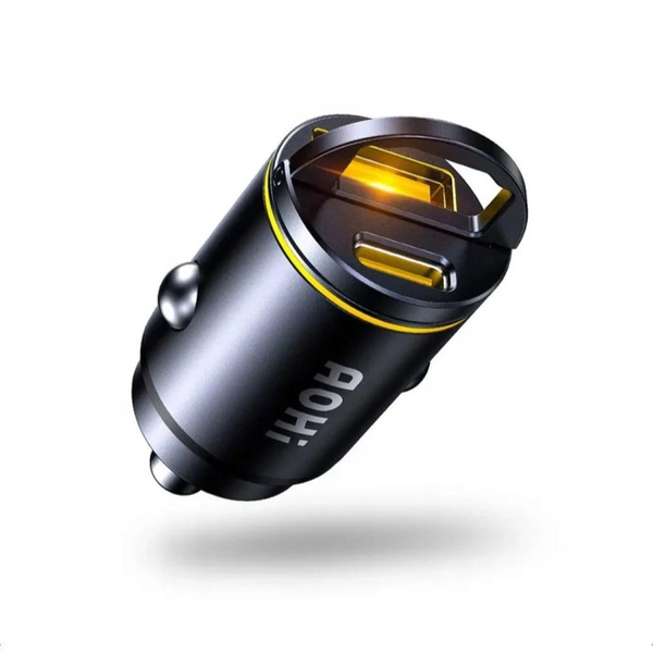 Ładowarka AOHI Ładowarka samochodowa AOHi Superauto PD 45W 1x USB-C, 1x USB-A