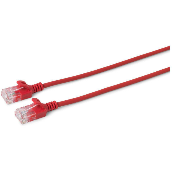 Microconnect V-UTP601R-SLIM cavo di rete Rosso 1 m Cat6 U/UTP (UTP)