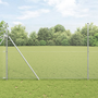 Gard cu Fibră Săpată cu 13 Posturi 1.5x50 m Oțel Galvanizat