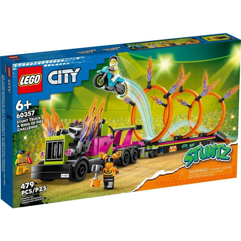 LEGO City 60357 Tahač s ohnivými kruhy (60357)