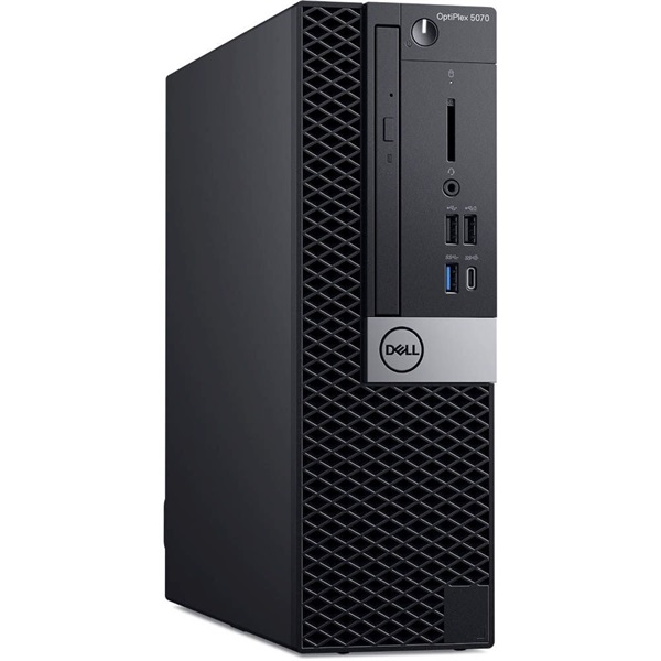 DELL OptiPlex 5070 SFF/i5-9500/8GB/256GB/Win Pro COA/fekete asztali számítógép (Használt A+)