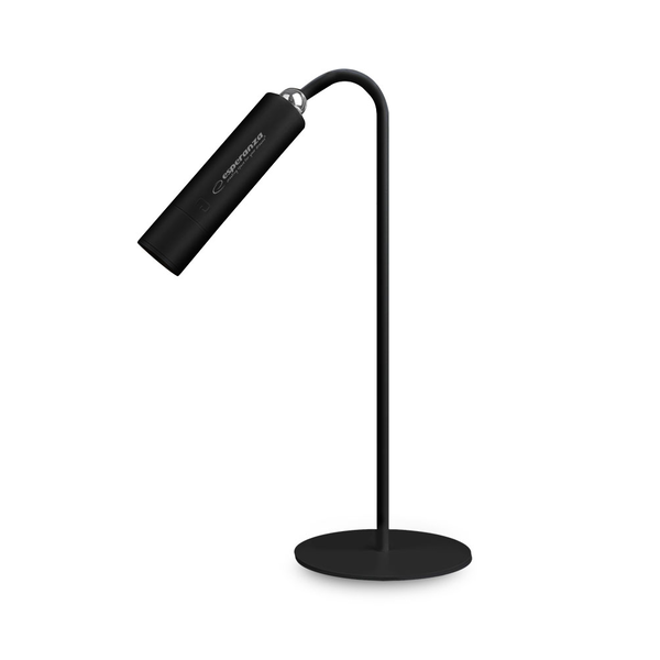 ESPERANZA STOLNÍ LED LAMPA 3V1 AGENA ČERNÁ
