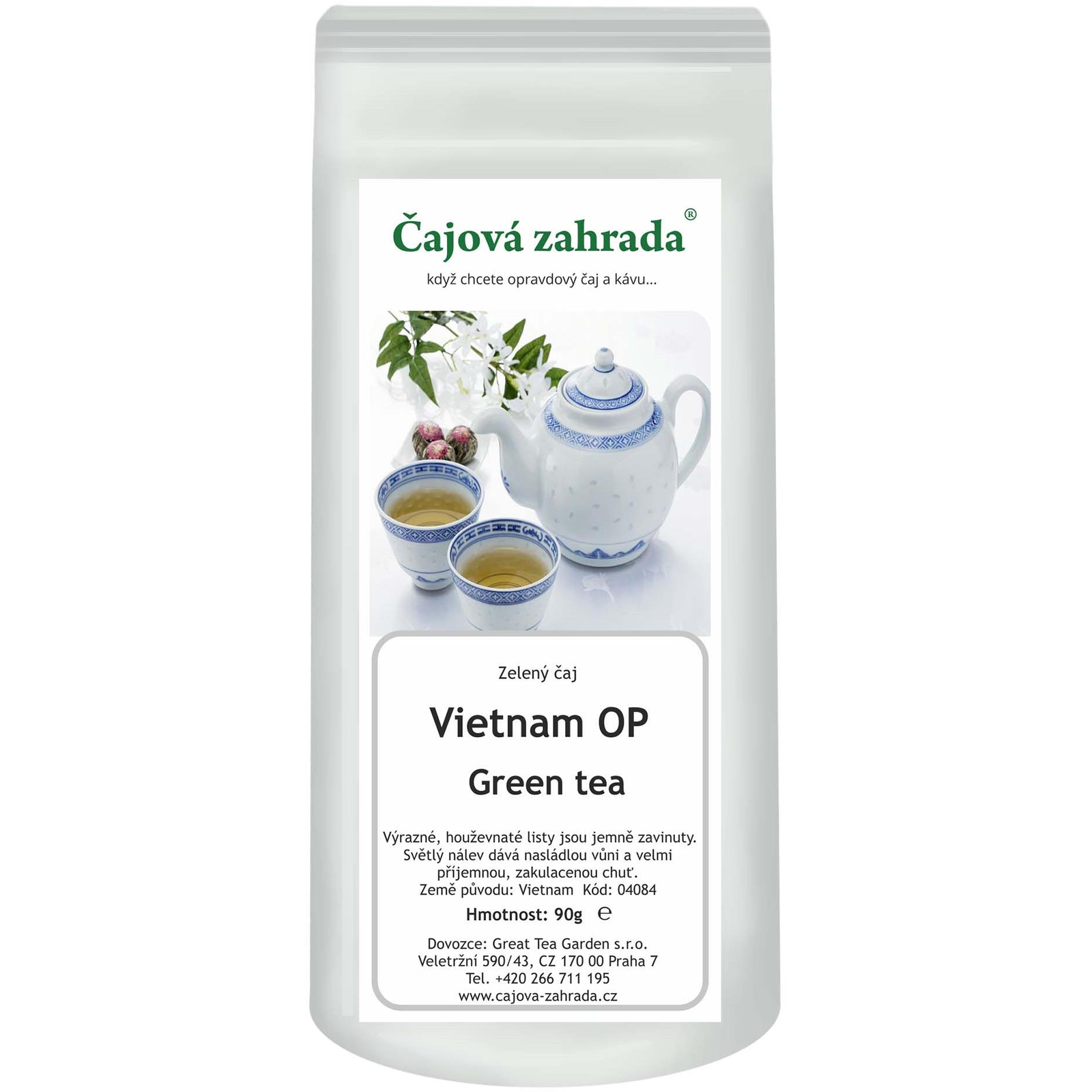 Tea Garden - Vietnam OP Green - green tea, 90 g (04084)