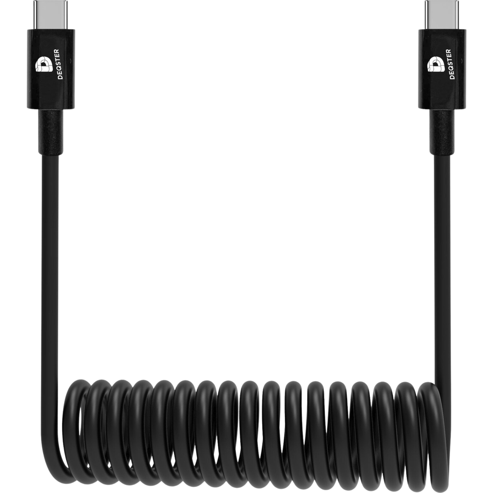 DEQSTER 50-736669 USB kábel 0,8 M USB C Fekete (50-736669)