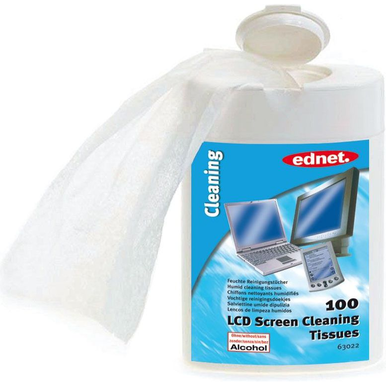 CLR EDNET LCD képernyő tisztító kendő 100 lap (63022)