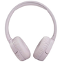 Аудио слушалки On-ear JBL Tune 660NC, Wireless, Active noise cancelling, Bluetooth, Вокален асистент, Розов