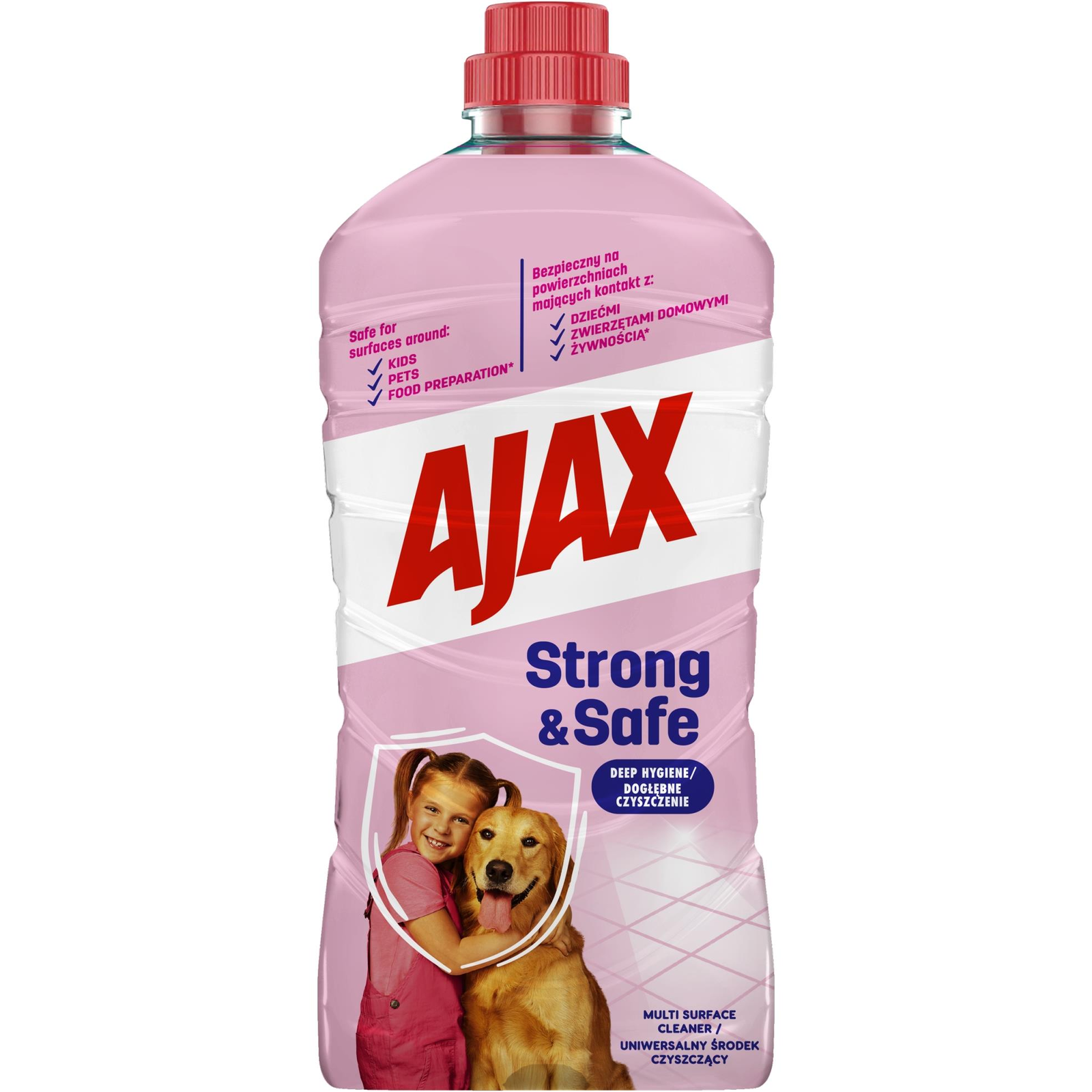 Ajax általános tisztítószer Strong és Safe 1 liter (8718951567887) (8718951567887)
