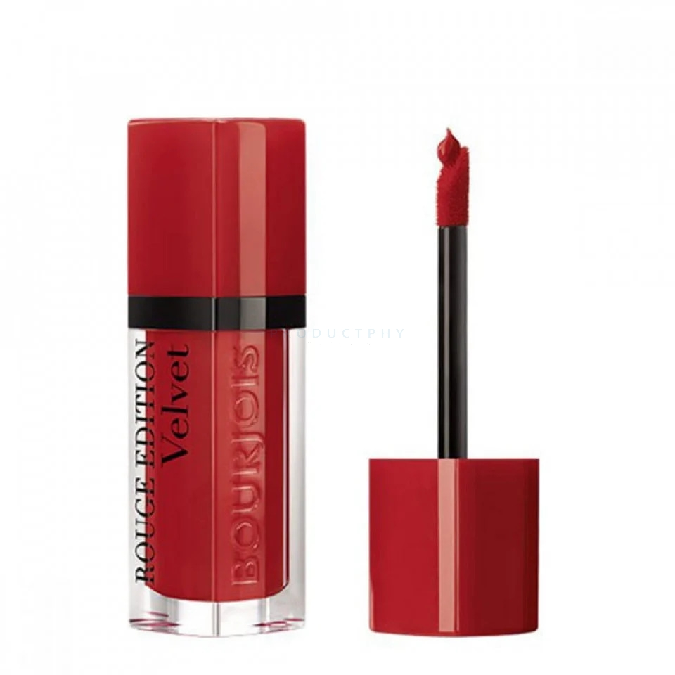 Ajakrúzs Bourjois piros 01 personne ne rouge matt folyékony (3052503260112)