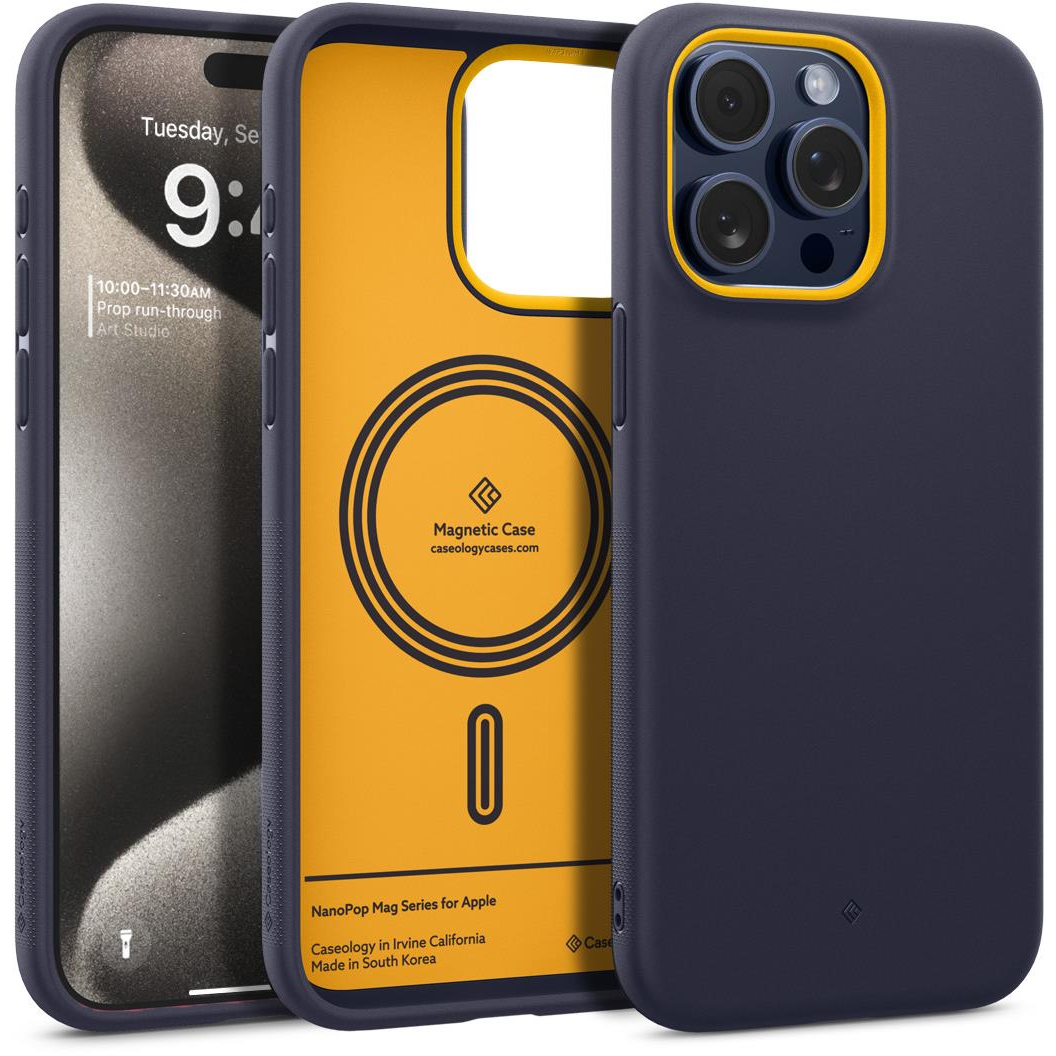 Spigen Caseology Nano Pop Mag Blueberry Navy iPhone 15 Pro Max tok (ACS06617)