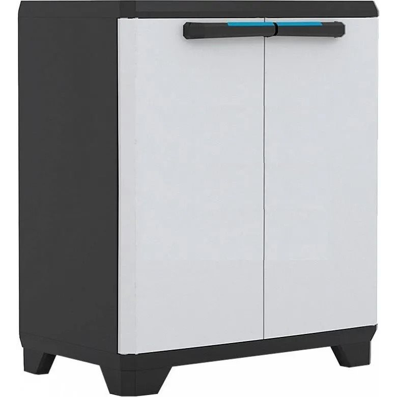 KIS LINER LOW CABINET Kerti tároló szekrény (009725BKGLCBS)