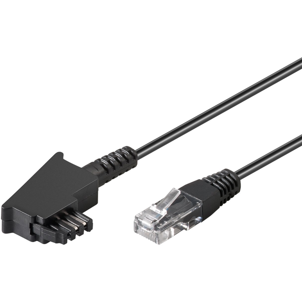 Goobay 60660 TAE-F Kábel 20 m - Fekete